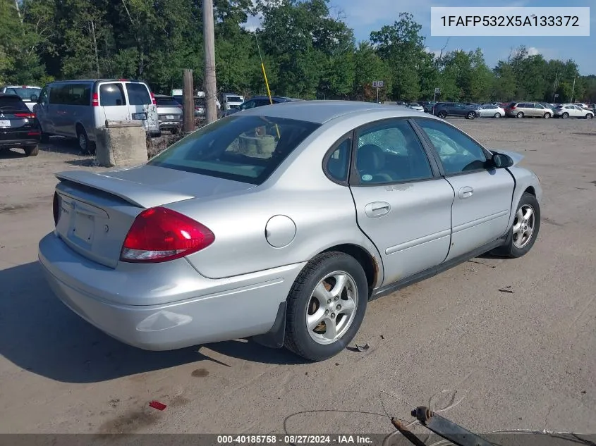 2005 Ford Taurus Se VIN: 1FAFP532X5A133372 Lot: 40185758