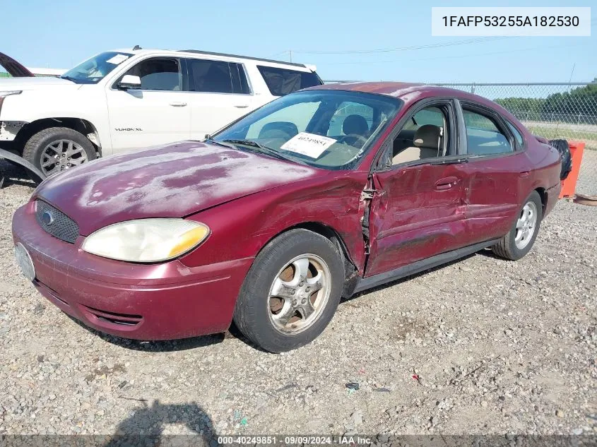 2005 Ford Taurus Se VIN: 1FAFP53255A182530 Lot: 40249851