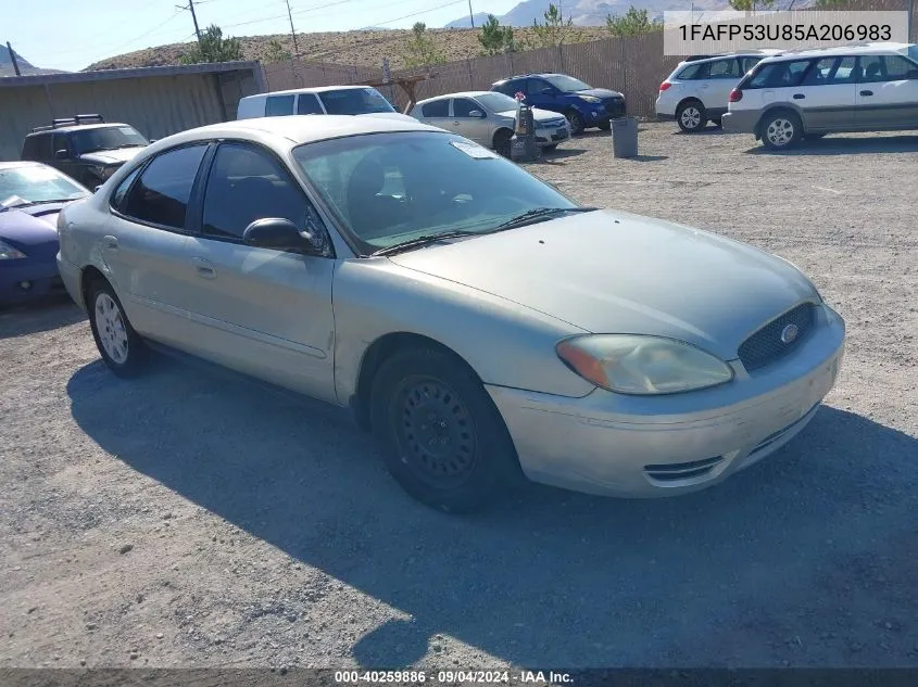 1FAFP53U85A206983 2005 Ford Taurus Se