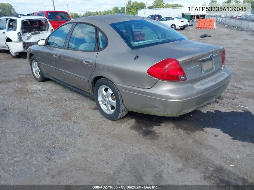 2005 Ford Taurus Se VIN: 1FAFP53235A139045 Lot: 40271855