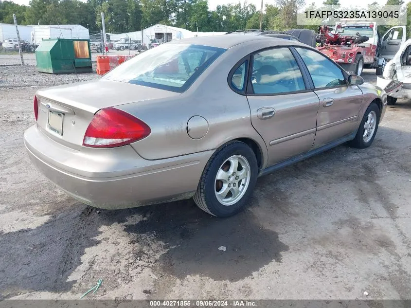 2005 Ford Taurus Se VIN: 1FAFP53235A139045 Lot: 40271855