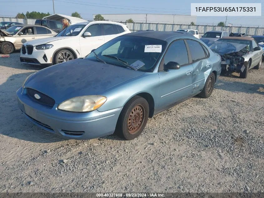 2005 Ford Taurus Se VIN: 1FAFP53U65A175331 Lot: 40327608