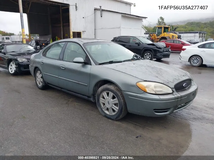 1FAFP56U35A277407 2005 Ford Taurus Sel