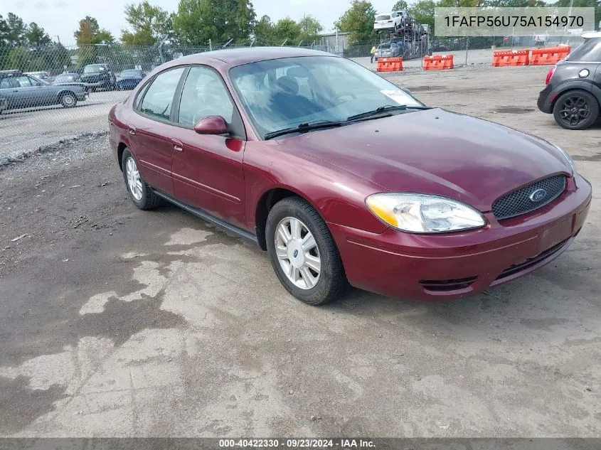 1FAFP56U75A154970 2005 Ford Taurus Sel