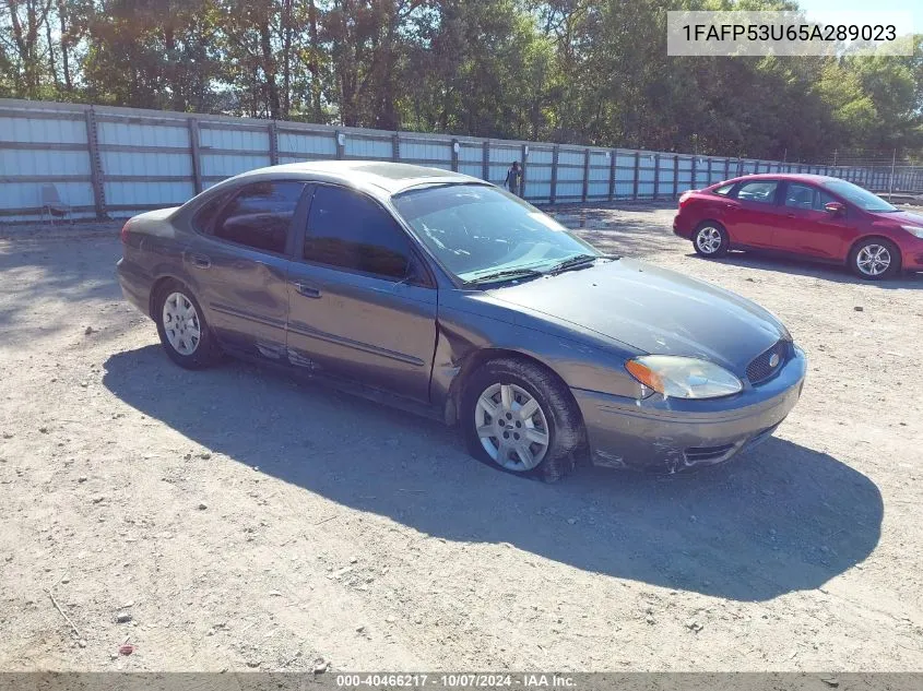 1FAFP53U65A289023 2005 Ford Taurus Se