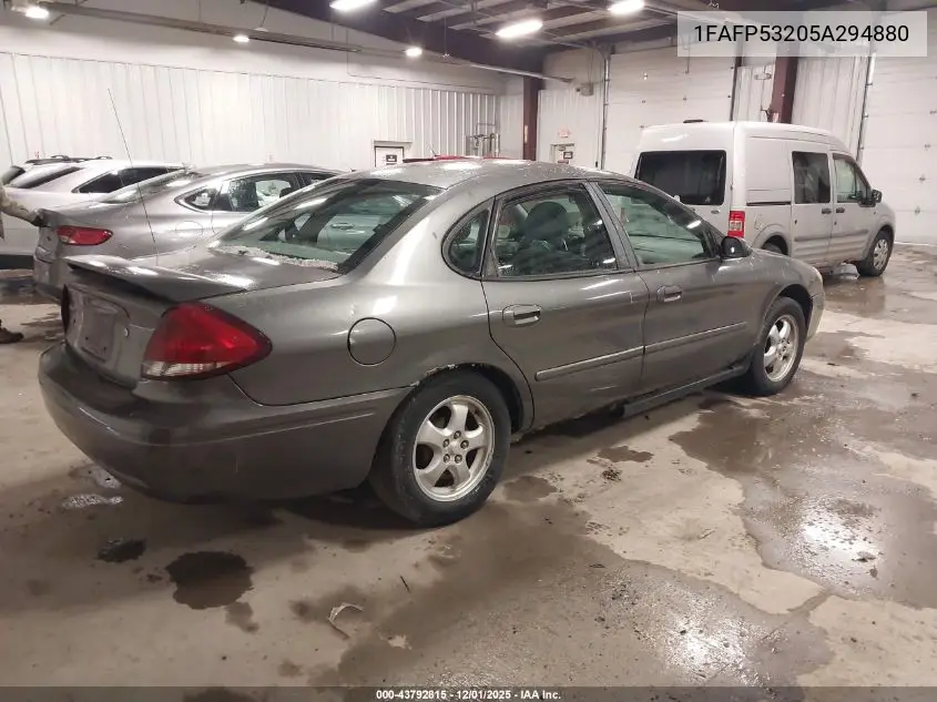 1FAFP53205A294880 2005 Ford Taurus Se