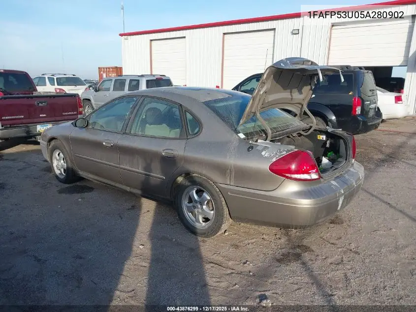 1FAFP53U05A280902 2005 Ford Taurus Se