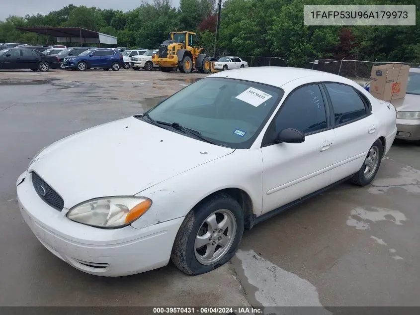 2006 Ford Taurus Se VIN: 1FAFP53U96A179973 Lot: 39570431