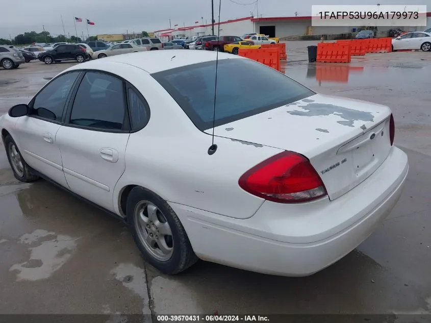 2006 Ford Taurus Se VIN: 1FAFP53U96A179973 Lot: 39570431