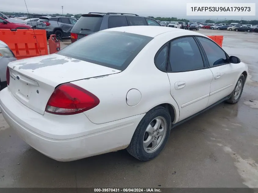 2006 Ford Taurus Se VIN: 1FAFP53U96A179973 Lot: 39570431