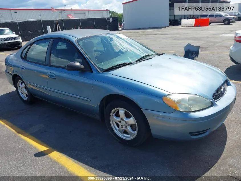 2006 Ford Taurus Se VIN: 1FAFP53U56A133797 Lot: 39925896