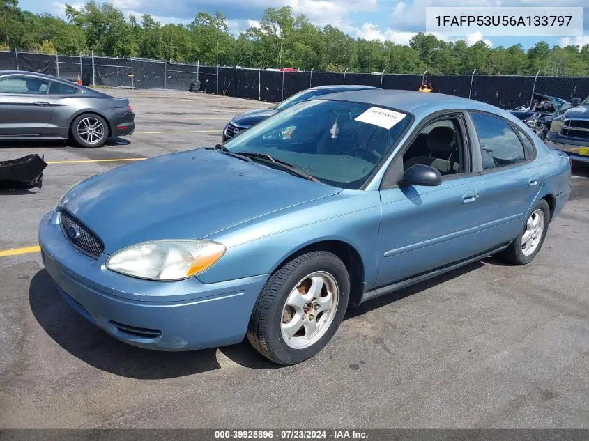 2006 Ford Taurus Se VIN: 1FAFP53U56A133797 Lot: 39925896