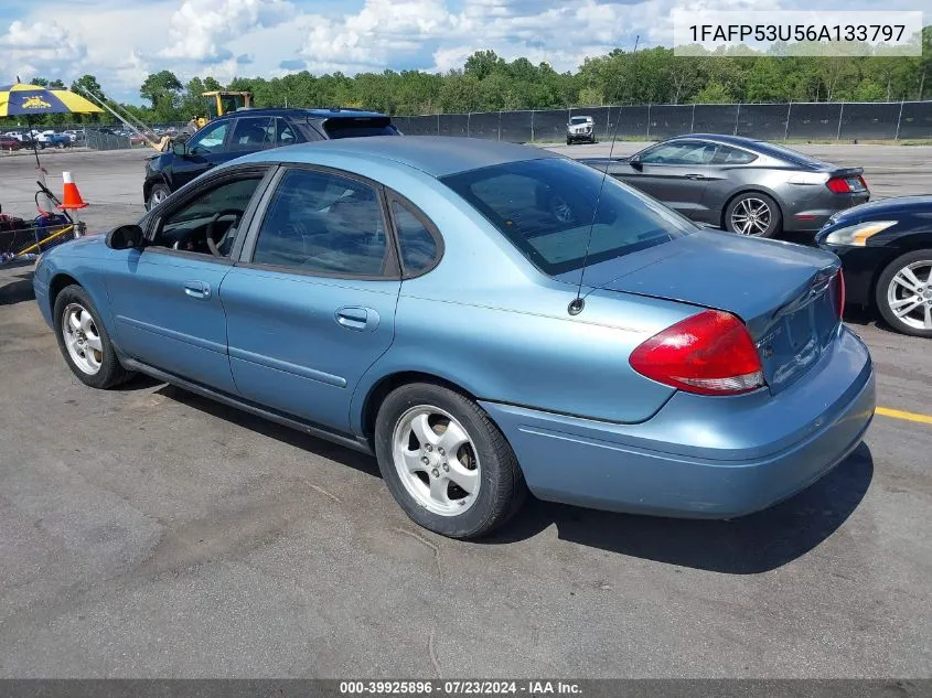 2006 Ford Taurus Se VIN: 1FAFP53U56A133797 Lot: 39925896