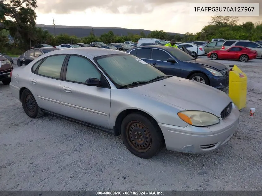 2006 Ford Taurus Se VIN: 1FAFP53U76A127967 Lot: 40089610