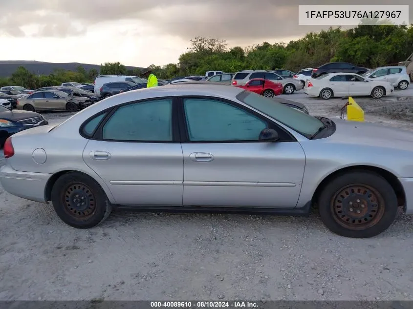 2006 Ford Taurus Se VIN: 1FAFP53U76A127967 Lot: 40089610