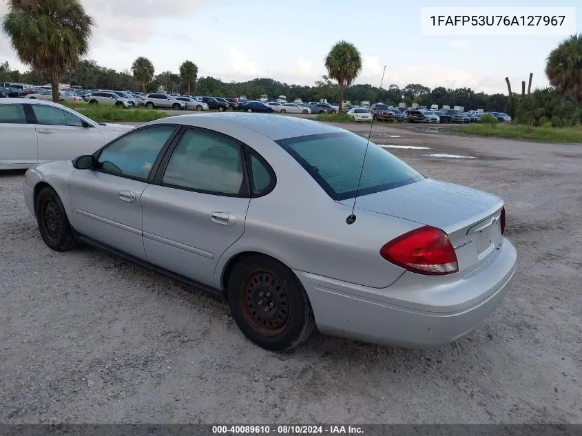 2006 Ford Taurus Se VIN: 1FAFP53U76A127967 Lot: 40089610