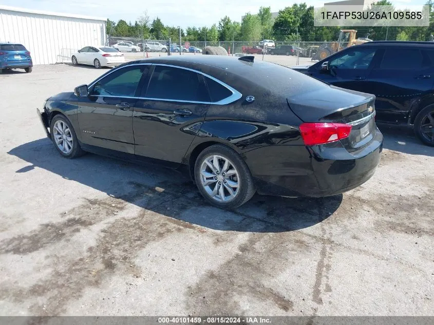 2006 Ford Taurus Se VIN: 1FAFP53U26A109585 Lot: 40101459