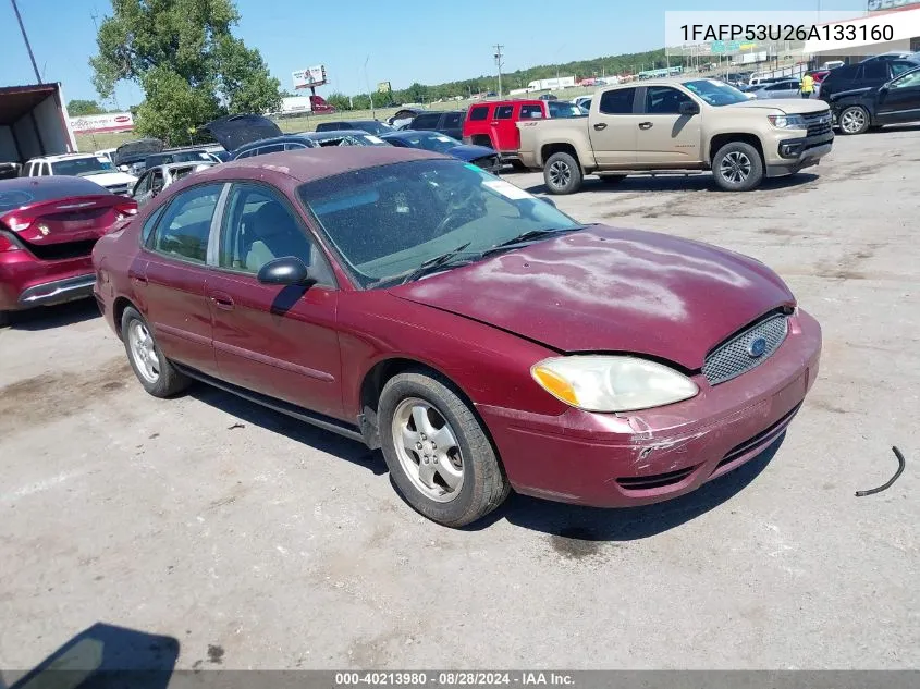 1FAFP53U26A133160 2006 Ford Taurus Se