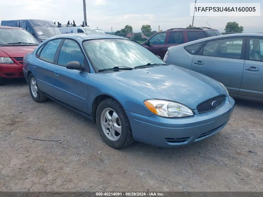 1FAFP53U46A160005 2006 Ford Taurus Se