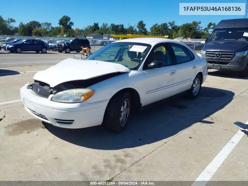 1FAFP53U46A168136 2006 Ford Taurus Se