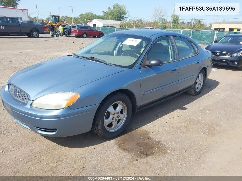 1FAFP53U36A139596 2006 Ford Taurus Se