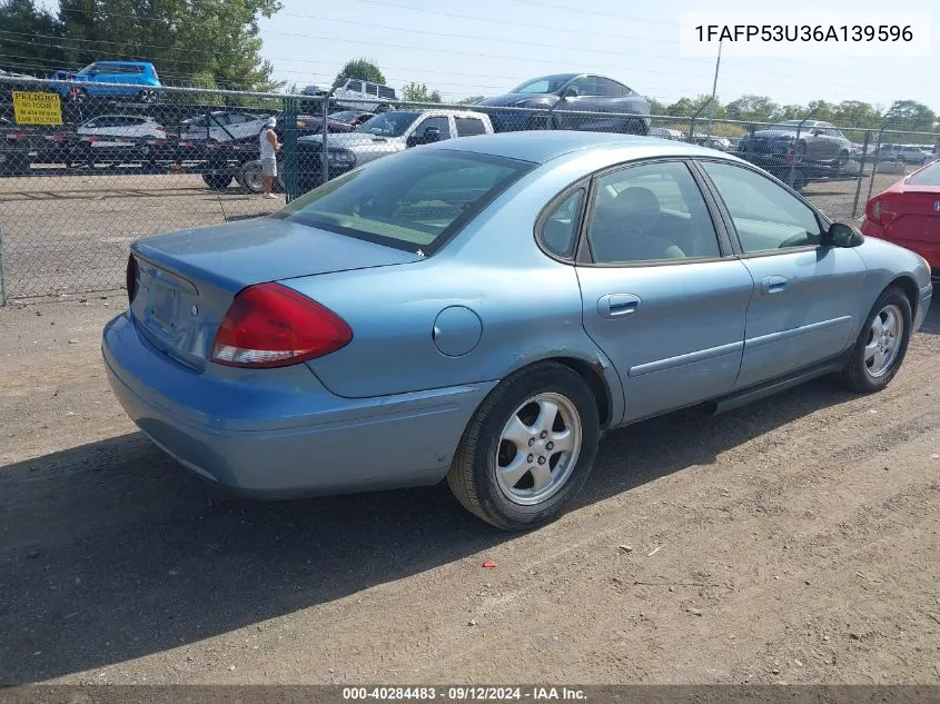 1FAFP53U36A139596 2006 Ford Taurus Se