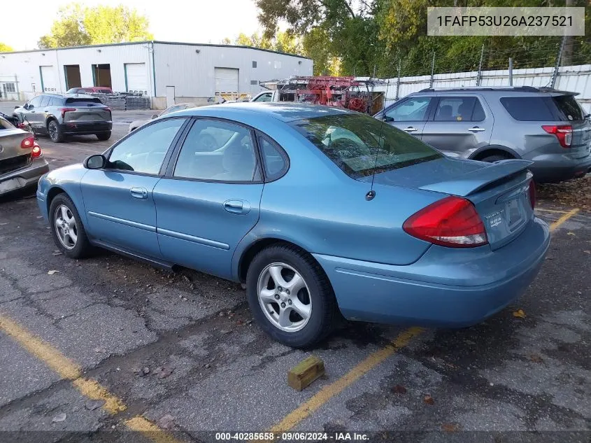 1FAFP53U26A237521 2006 Ford Taurus Se