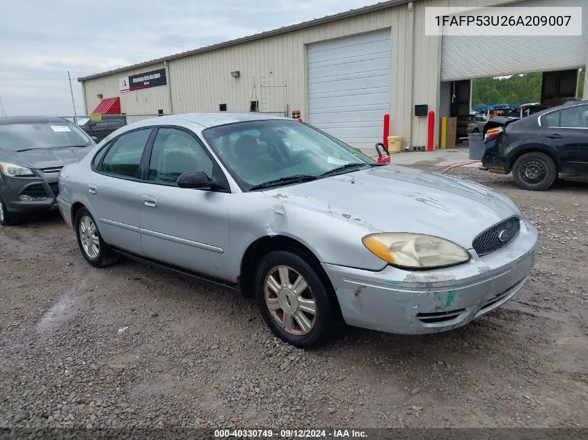 2006 Ford Taurus Se VIN: 1FAFP53U26A209007 Lot: 40330749