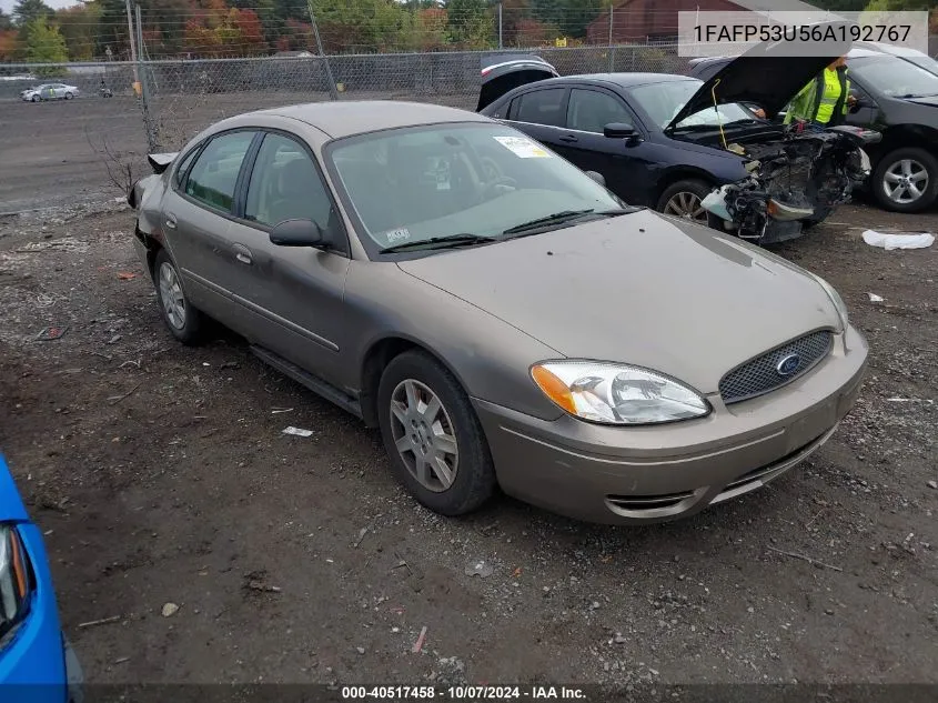 1FAFP53U56A192767 2006 Ford Taurus Se