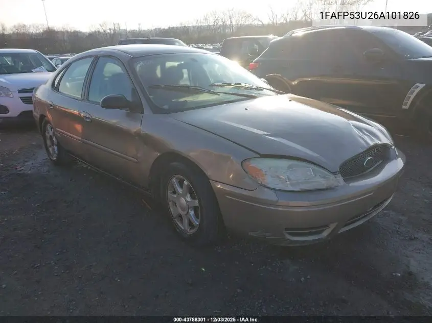 1FAFP53U26A101826 2006 Ford Taurus Se