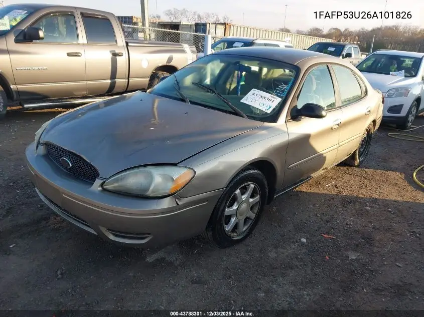 1FAFP53U26A101826 2006 Ford Taurus Se