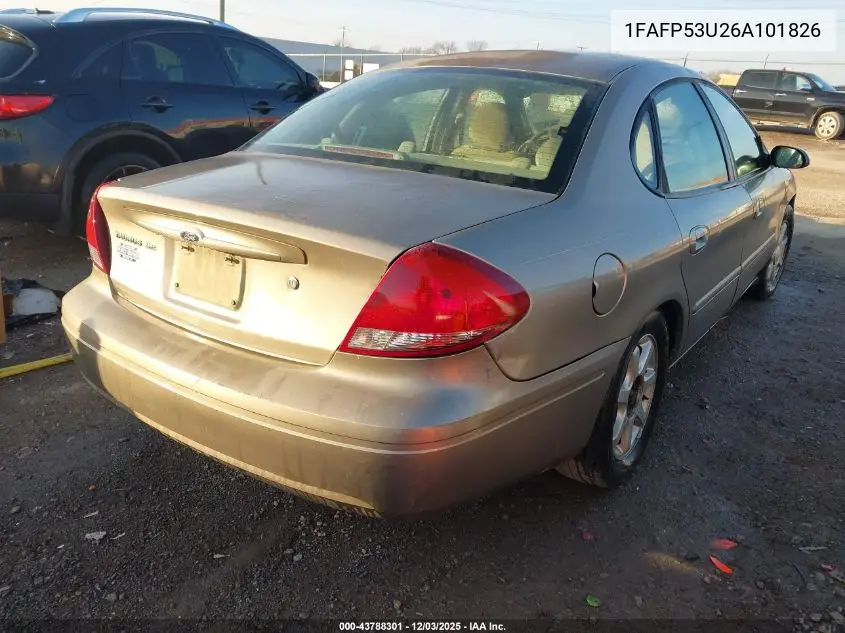 1FAFP53U26A101826 2006 Ford Taurus Se