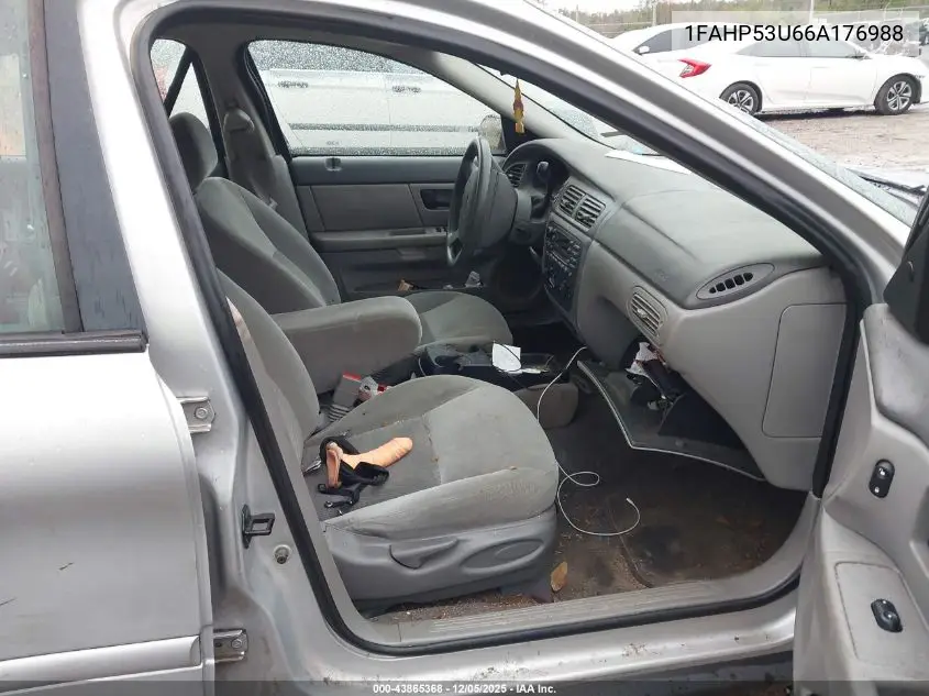1FAHP53U66A176988 2006 Ford Taurus Se