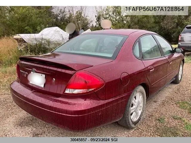 1FAFP56U67A128864 2007 Ford Taurus Sel