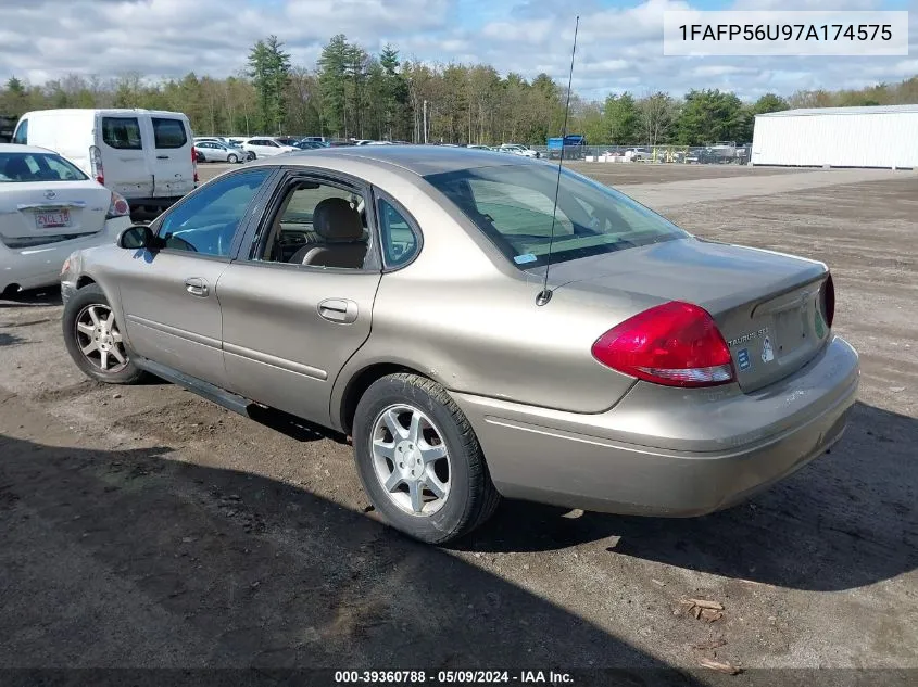 1FAFP56U97A174575 2007 Ford Taurus Sel