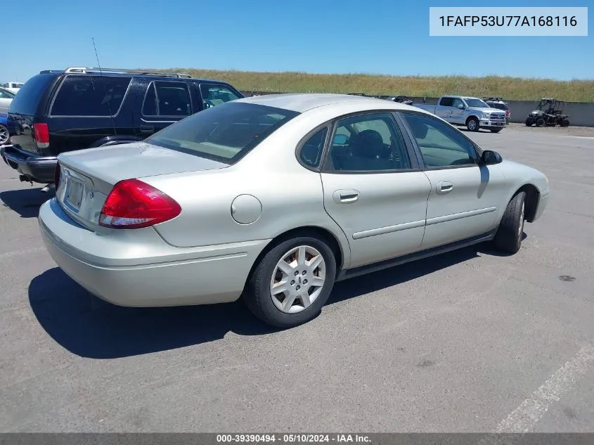 1FAFP53U77A168116 2007 Ford Taurus Se