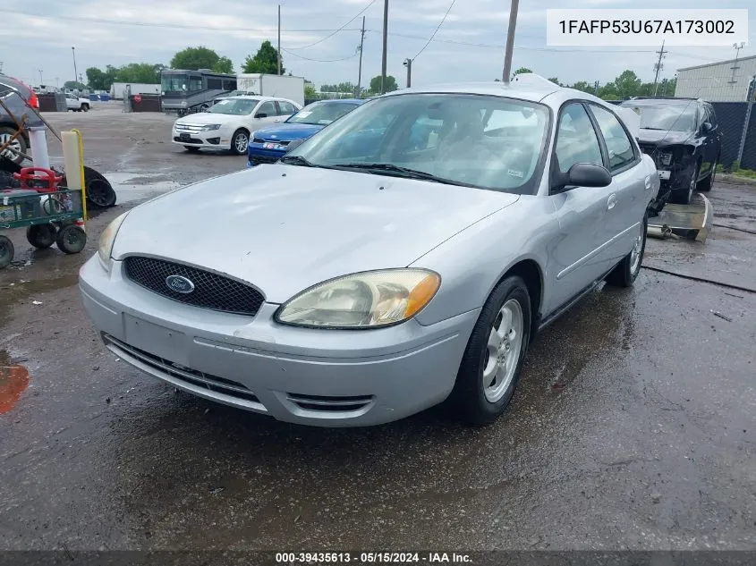 2007 Ford Taurus Se VIN: 1FAFP53U67A173002 Lot: 39435613