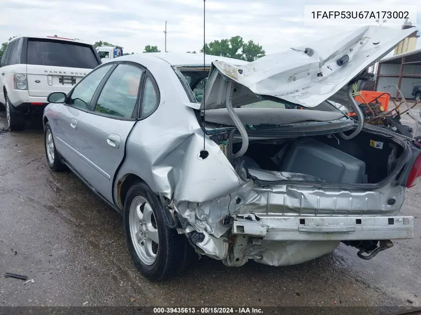 2007 Ford Taurus Se VIN: 1FAFP53U67A173002 Lot: 39435613