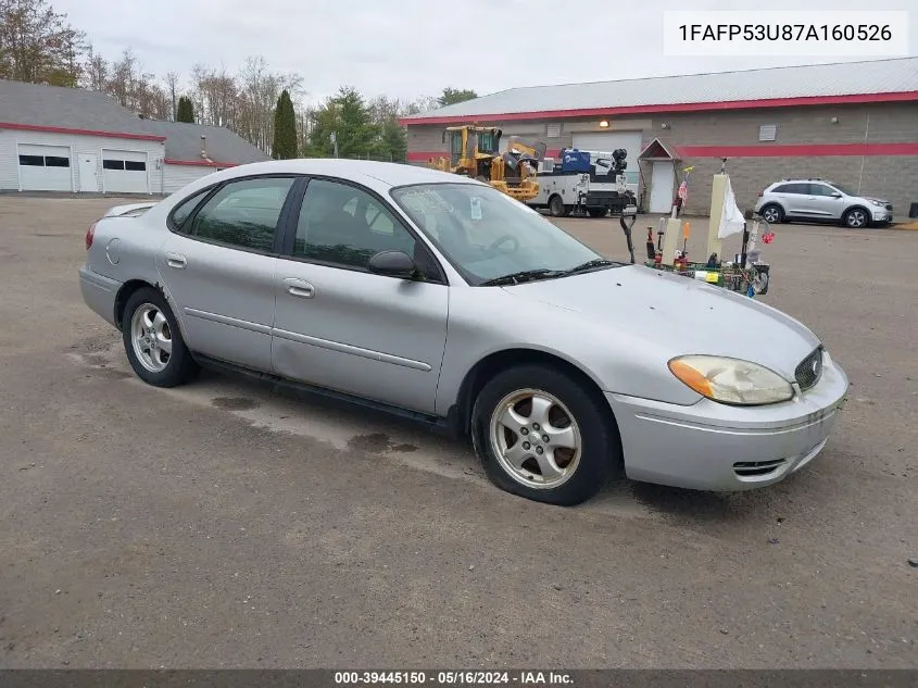 1FAFP53U87A160526 2007 Ford Taurus Se