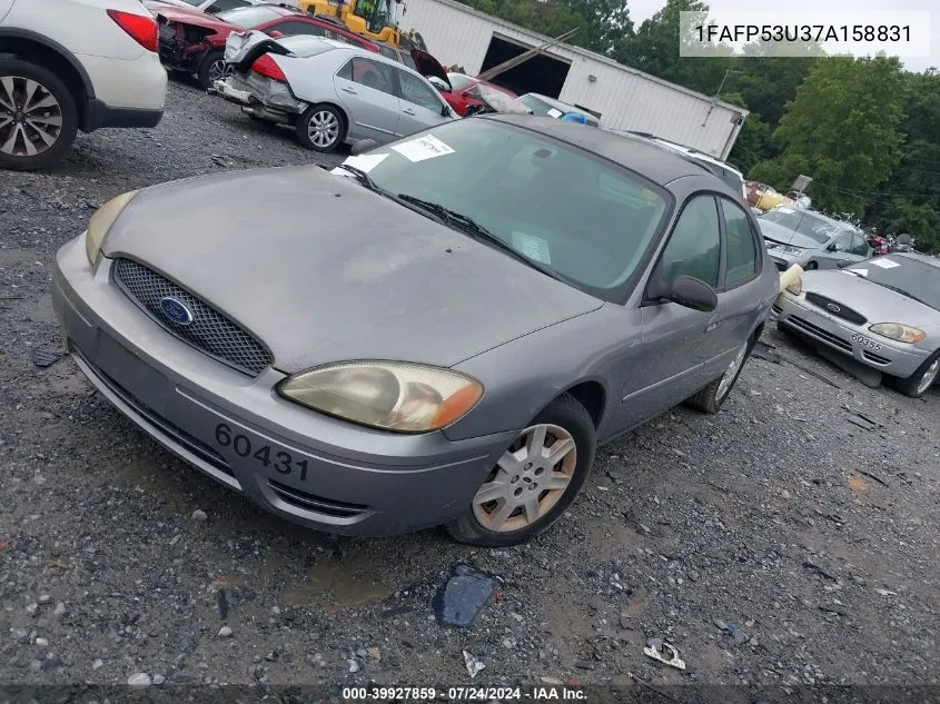 2007 Ford Taurus Se VIN: 1FAFP53U37A158831 Lot: 39927859