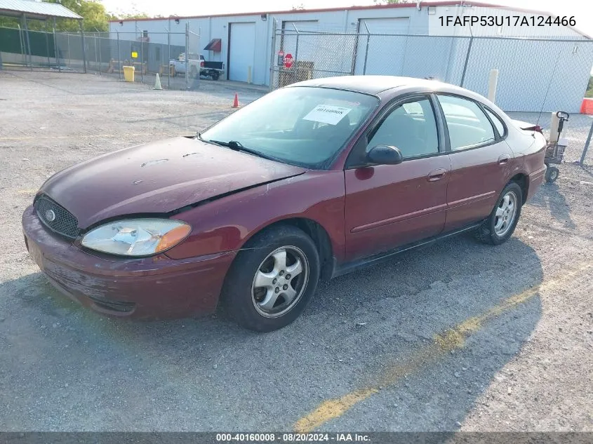 1FAFP53U17A124466 2007 Ford Taurus Se