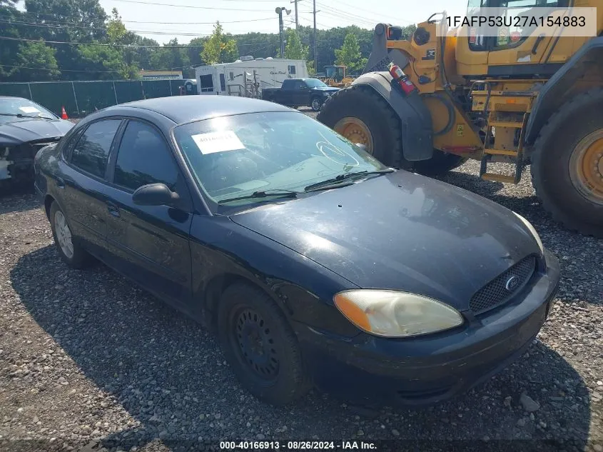 2007 Ford Taurus Se VIN: 1FAFP53U27A154883 Lot: 40166913