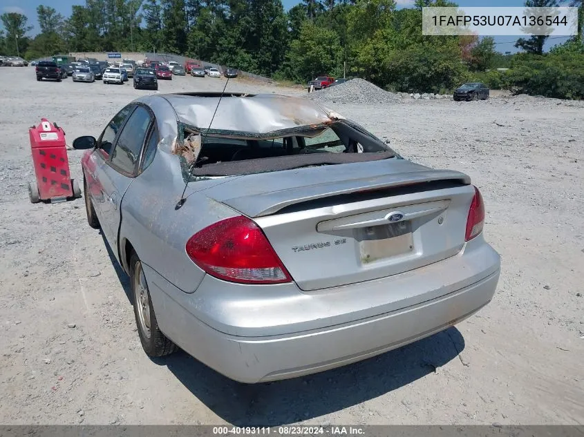 1FAFP53U07A136544 2007 Ford Taurus Se