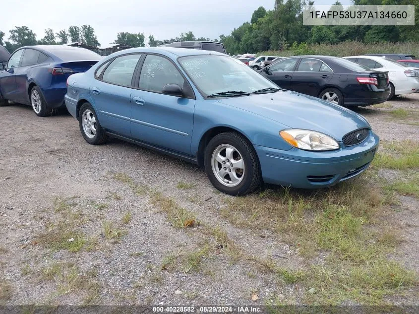 2007 Ford Taurus Se VIN: 1FAFP53U37A134660 Lot: 40228582