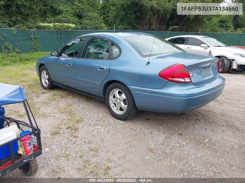 2007 Ford Taurus Se VIN: 1FAFP53U37A134660 Lot: 40228582