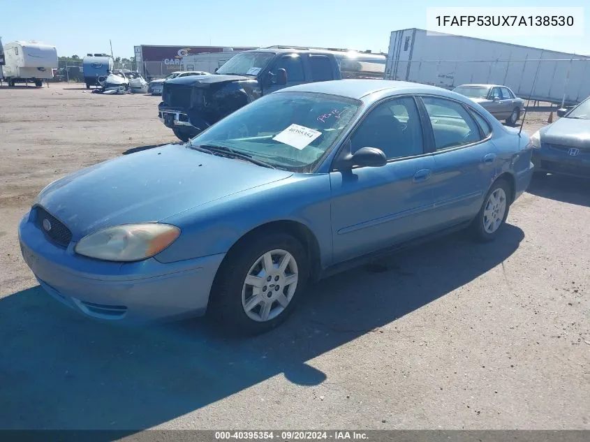 1FAFP53UX7A138530 2007 Ford Taurus Se