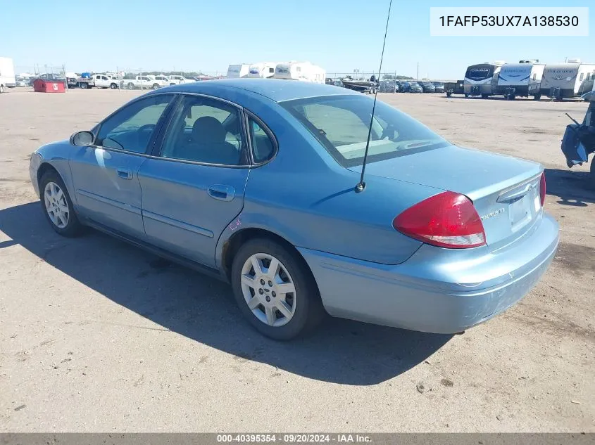 1FAFP53UX7A138530 2007 Ford Taurus Se