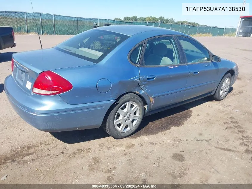 1FAFP53UX7A138530 2007 Ford Taurus Se