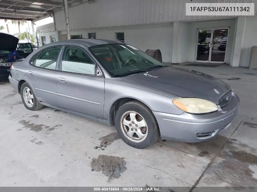 1FAFP53U67A111342 2007 Ford Taurus Se