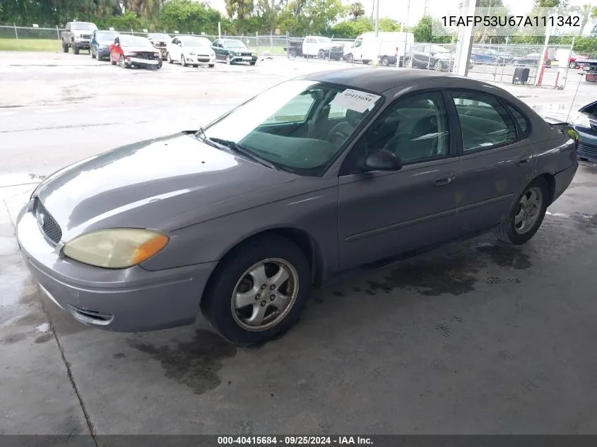 1FAFP53U67A111342 2007 Ford Taurus Se